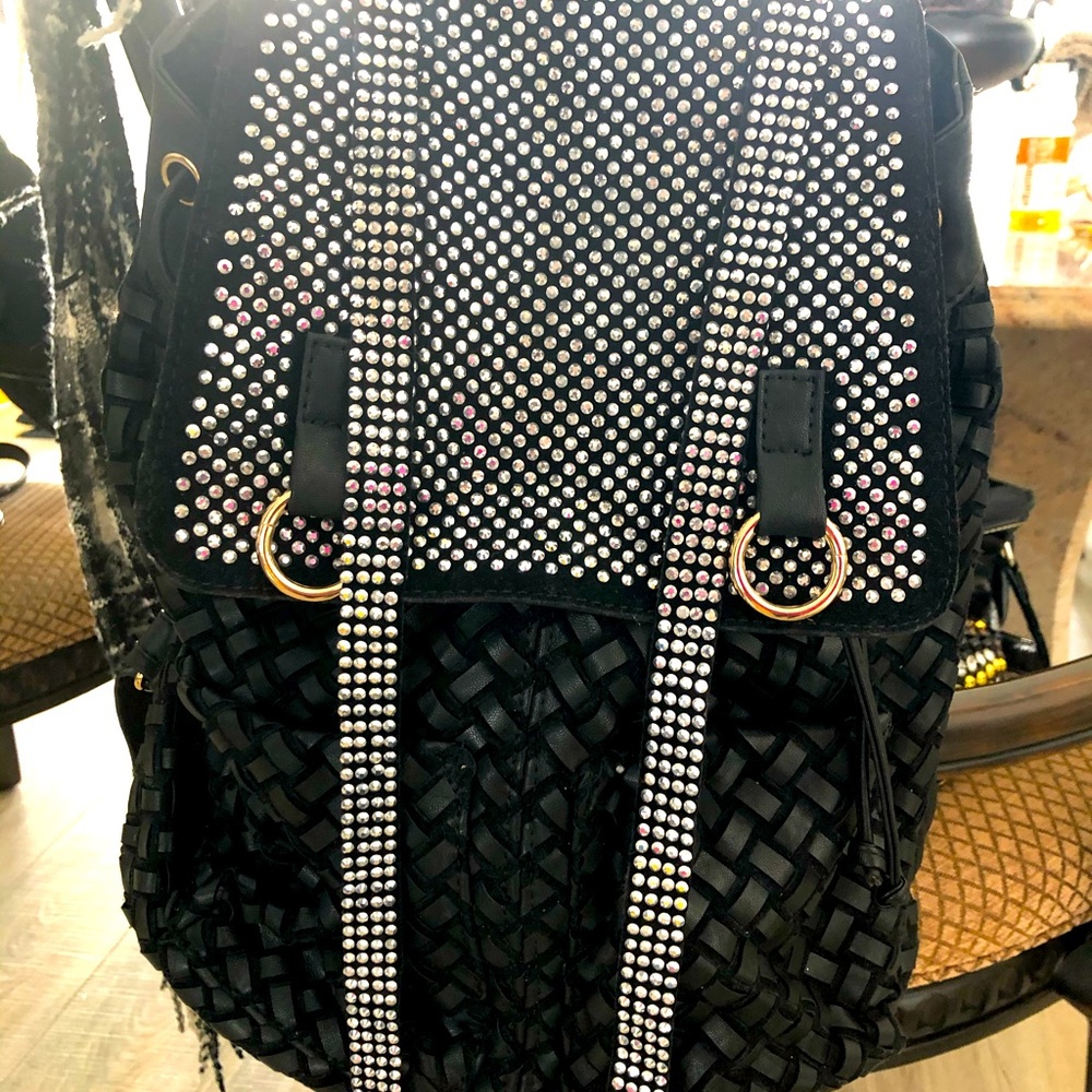 fashion rhinestone backpack 🎒💎